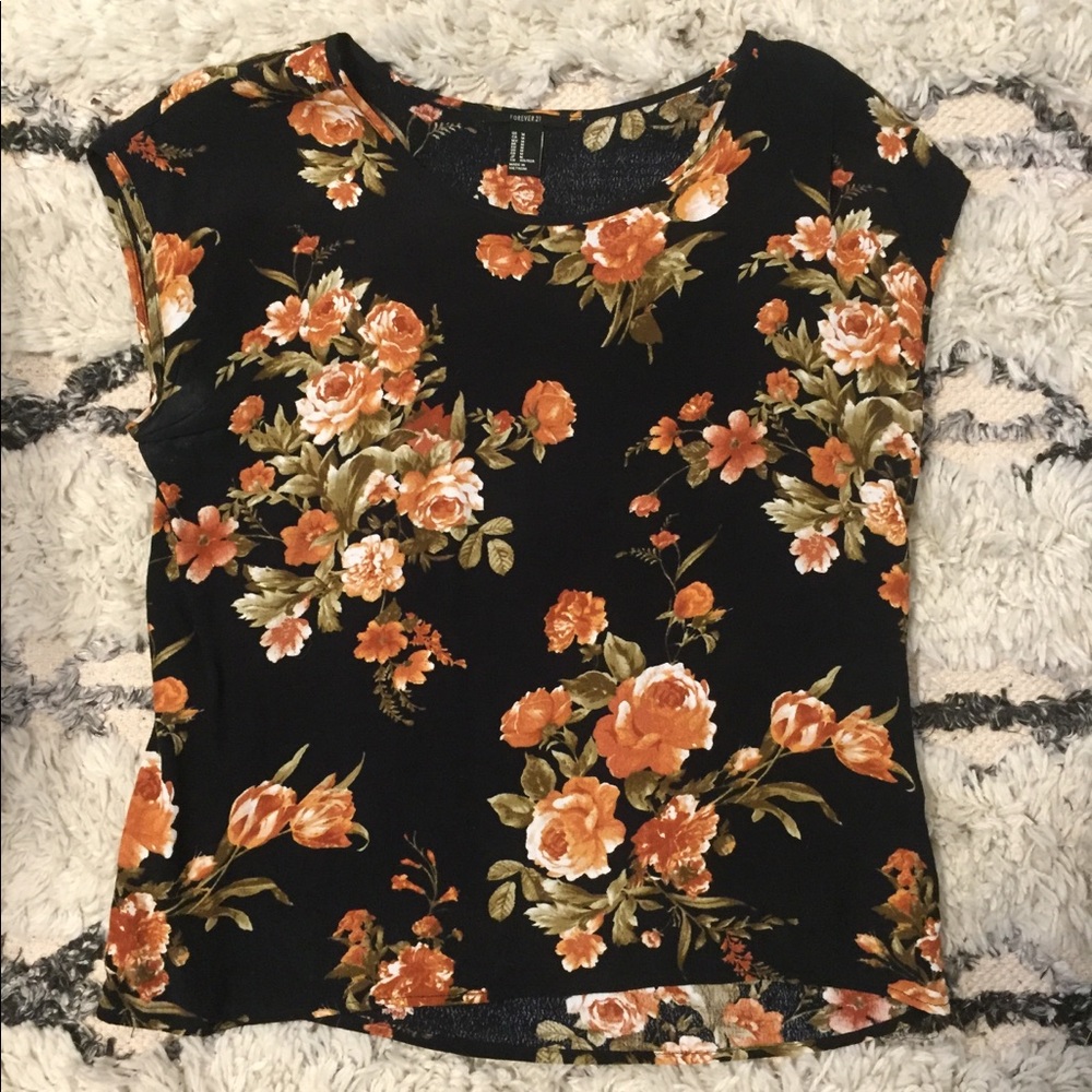 Floral short sleeve